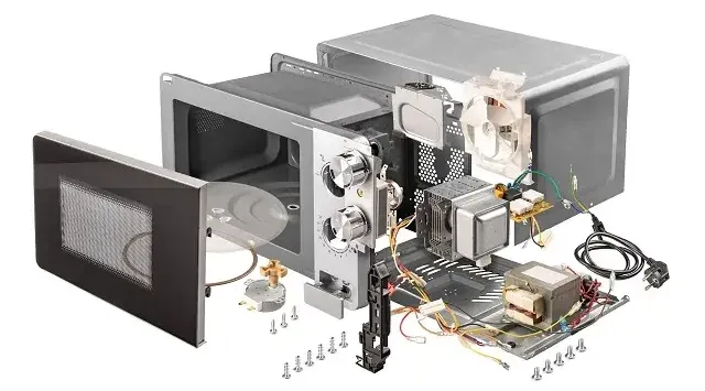 explosionszeichnung-mikrowelle Explosionszeichnung Mikrowelle