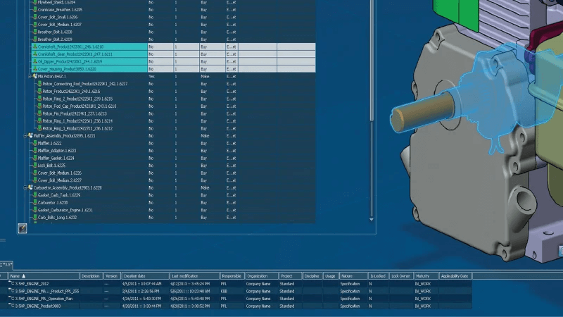 DELMIA Manufactured EBOM MBOM