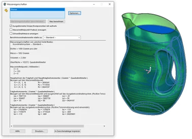 Gießkanne + Messung Detail