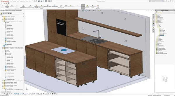 Huber-Kueche-SOLIDWORKS Huber-Küche Solidworks