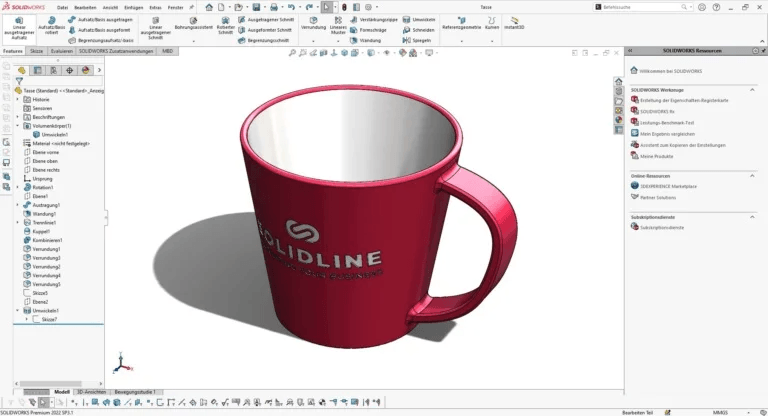 Tasse für Volumenberechnung 1
