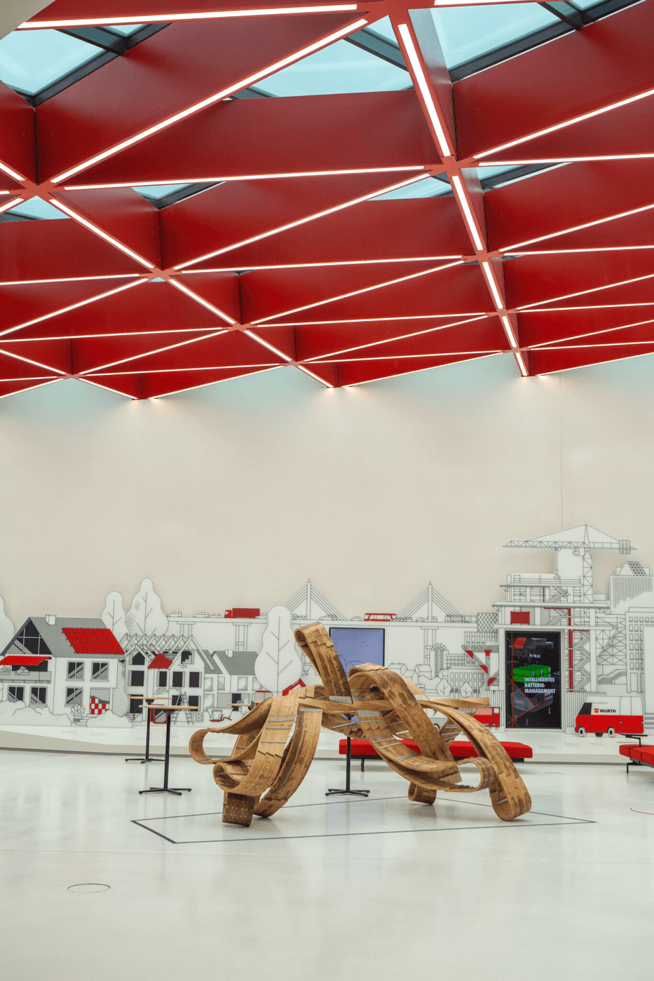 Reinhold Würth Innovationszentrum CURIO Innenraum Innenansicht des Innovationszentrums CURIO von Würth