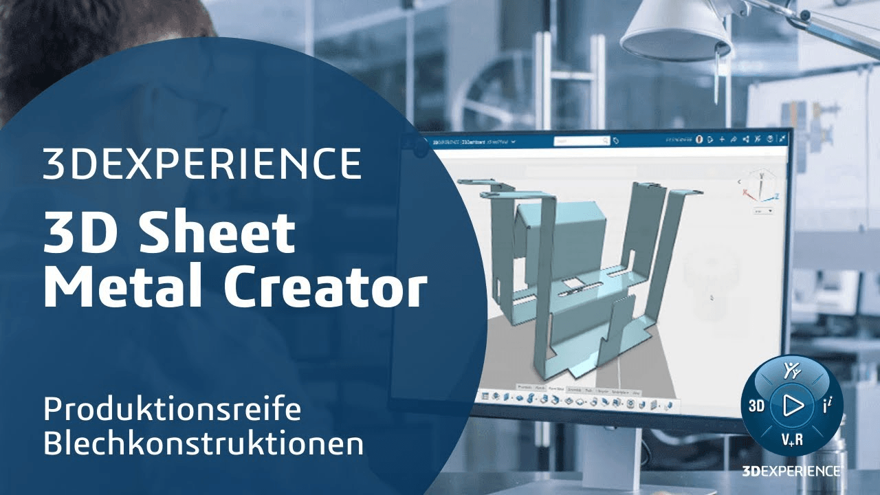 Vorschaubild: 3DEXPERIENCE – 3D Sheet Metal Creator in der Cloud Cloudbasierte Blechkonstruktion mit 3D Sheet Metal Creator auf der 3DEXPERIENCE Plattform