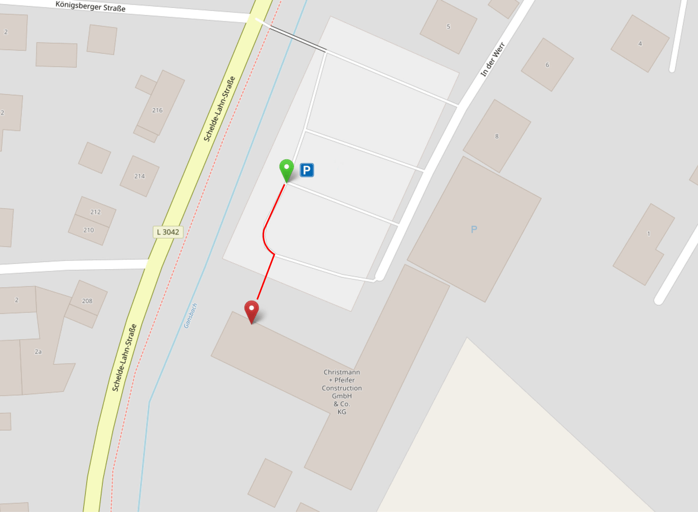 Anfahrtsskizze Angelburg Bechtle PLM Anfahrtsskizze zum Standort Angelburg von Bechtle PLM