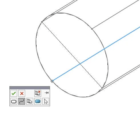 Bestimmung-Gesamtlaenge-Feder-Oberflaechen Oberflächenskizze Feder