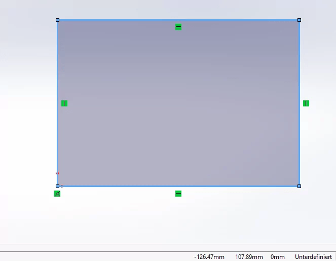 Unterdefinierten Skizzen SOLIDWORKS Unterdefinierten Skizzen SOLIDWORKS