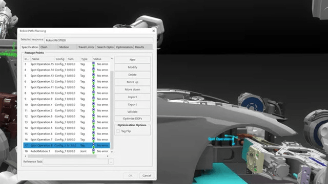 Roboterprogrammierung mit DELMIA Robotik