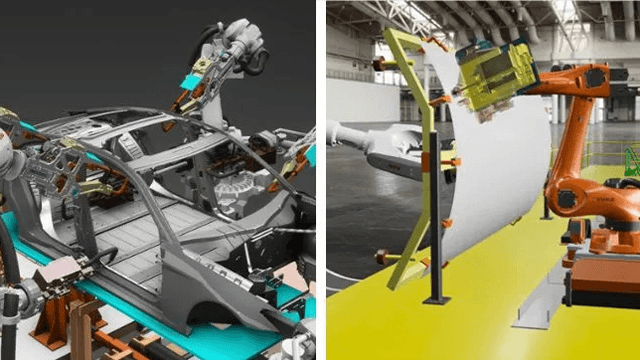 DELMIA Robotik Spot Prozesssimulation Simulation eines Spot-Schweißprozesses mit DELMIA Robotik