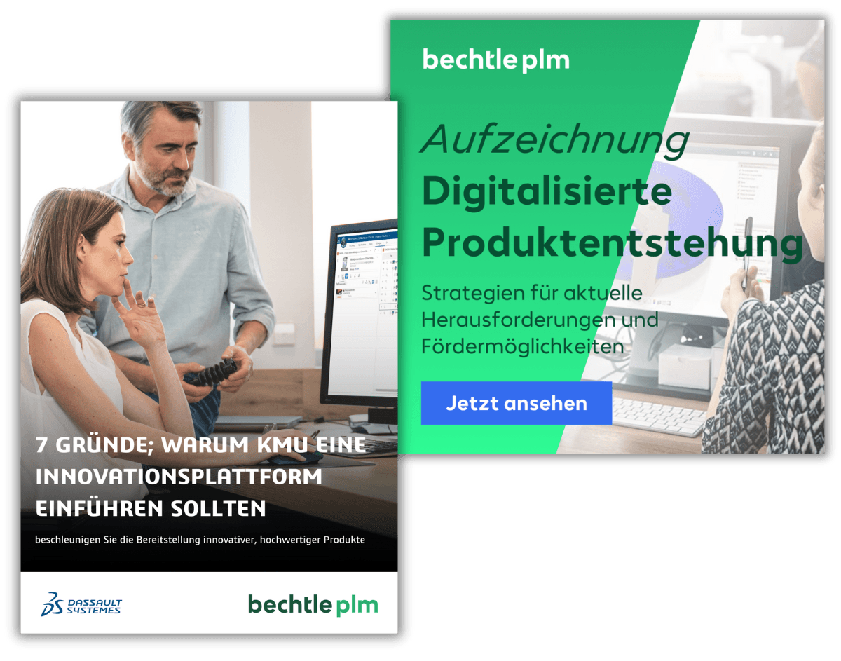 Vorschaubild Infopaket PLM für KMU Vorschaubild zum Infopaket über PLM für kleine und mittlere Unternehmen