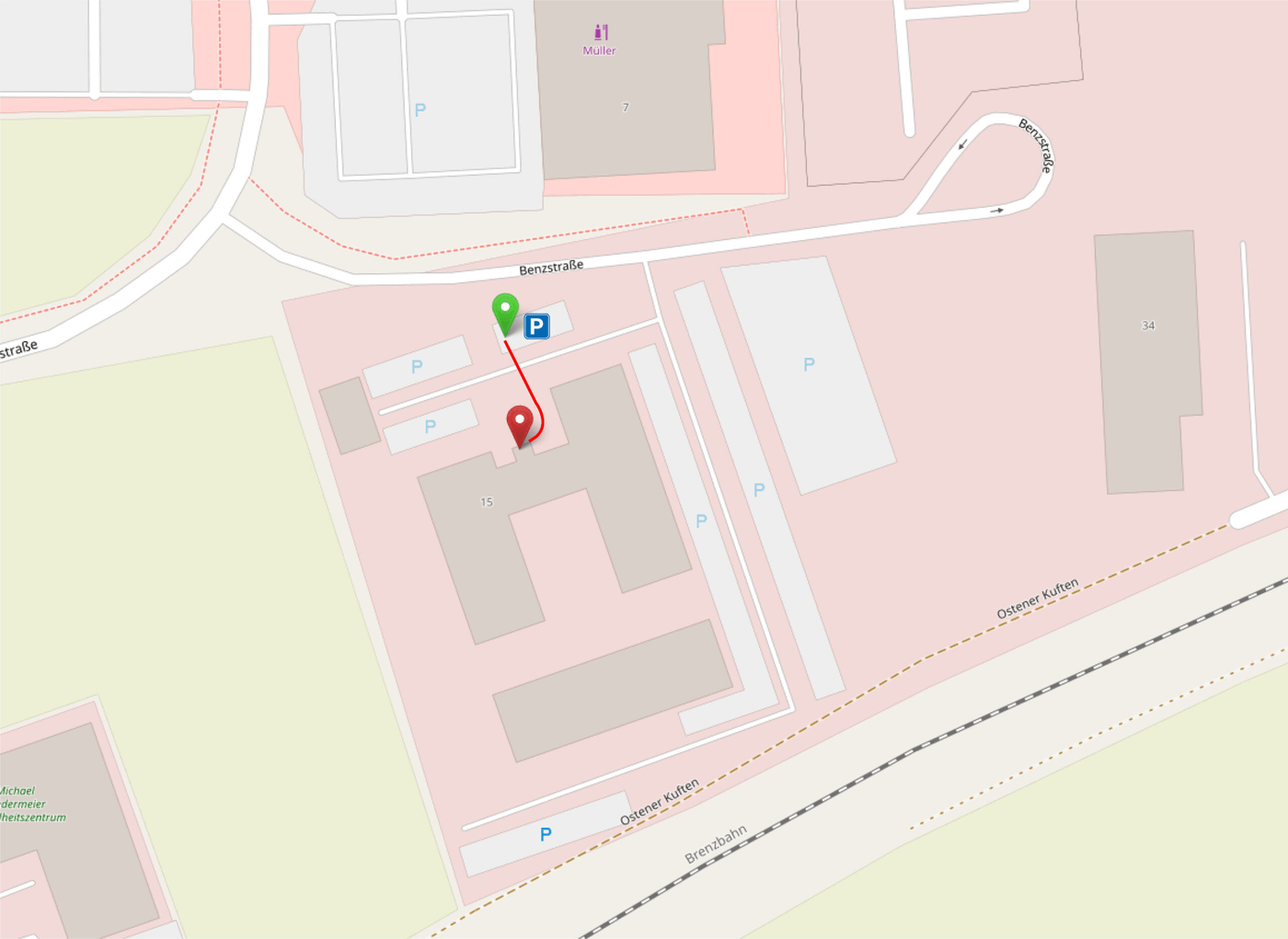 Anfahrtsskizze Standort Langenau Bechtle PLM Anfahrtsskizze zum Bechtle PLM Standort in Langenau