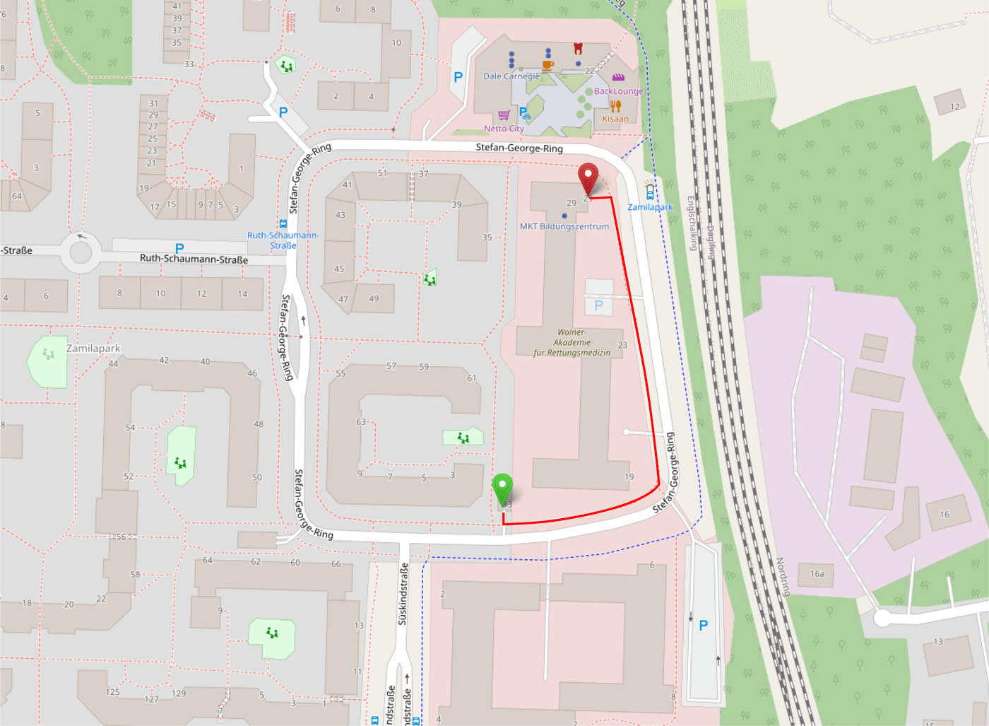 Anfahrtsskizze Standort München Bechtle PLM Anfahrtsskizze zum Bechtle PLM Standort in München