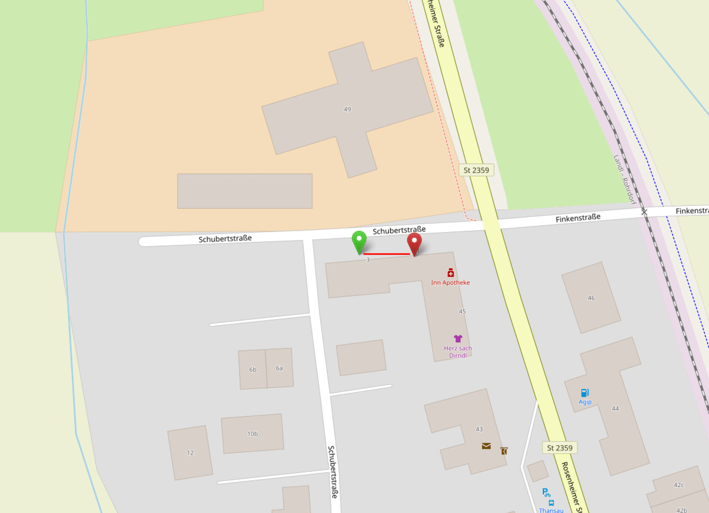 Anfahrtsskizze Standort Rohrdorf Bechtle PLM Anfahrtsskizze zum Bechtle PLM Standort in Rohrdorf