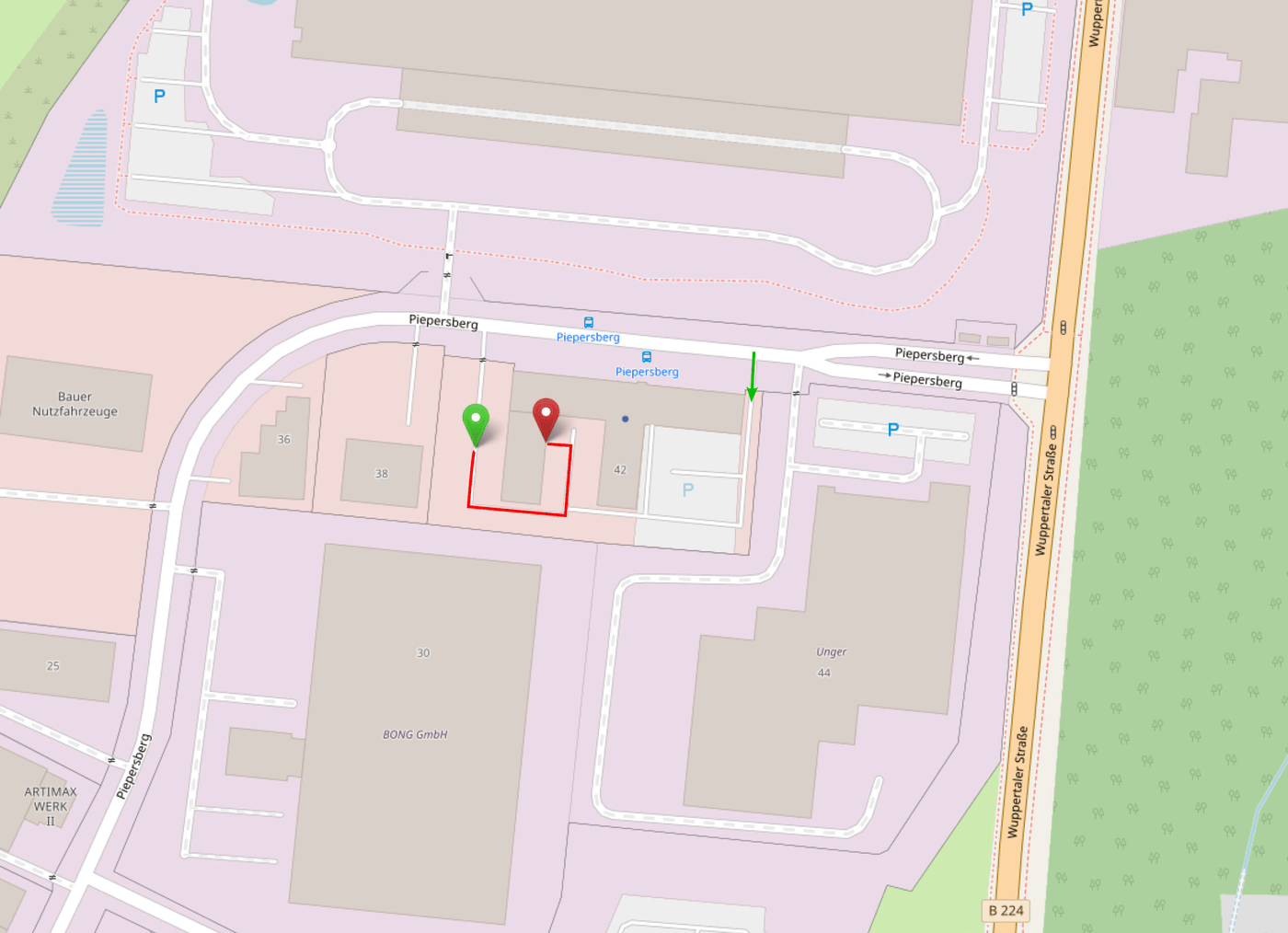 Anfahrtsskizze Standort Solingen Bechtle PLM Anfahrtsskizze zum Bechtle PLM Standort in Solingen