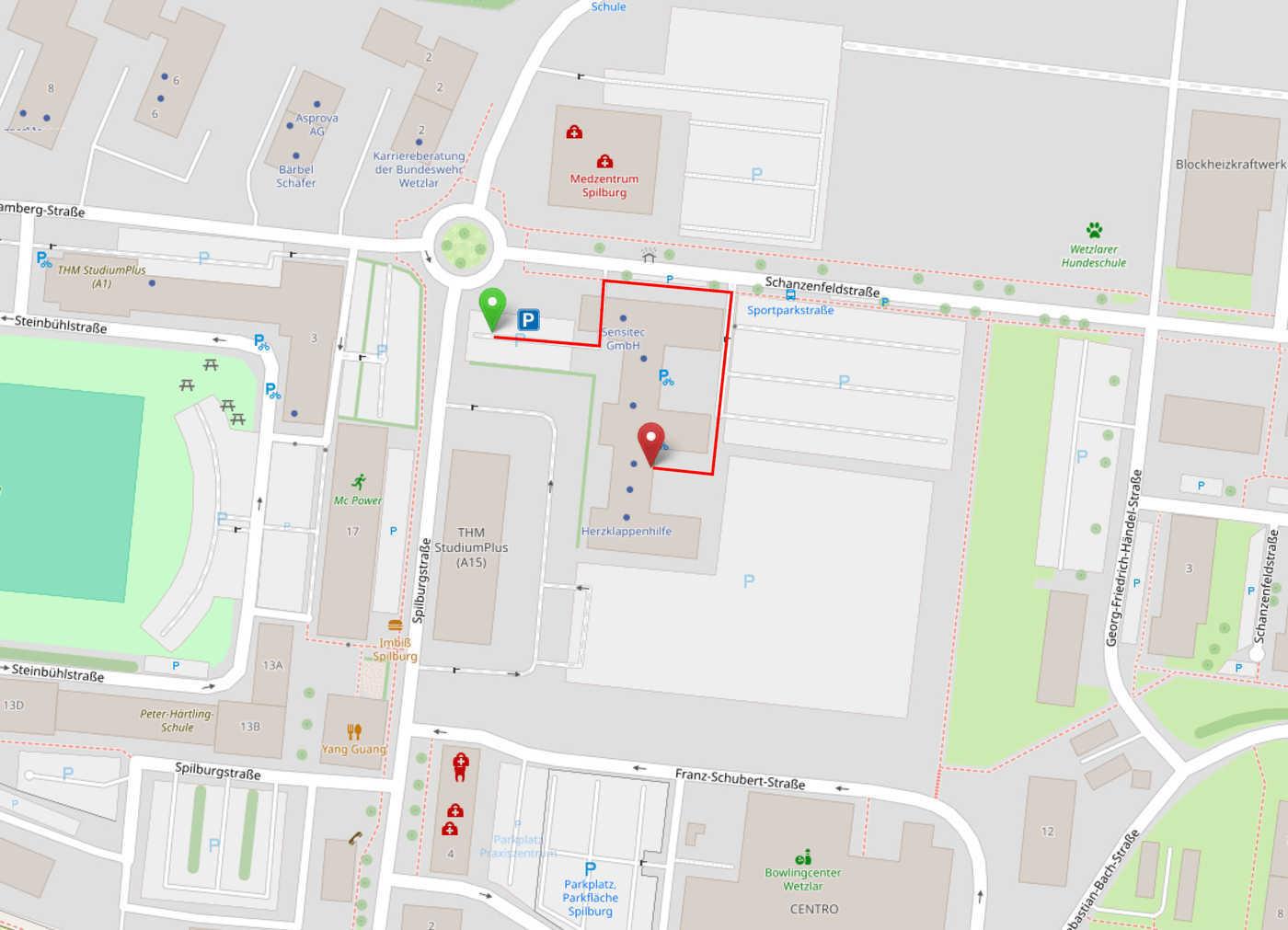 Anfahrtsskizze Standort Wetzlar Bechtle PLM Anfahrtsskizze zum Bechtle PLM Standort in Wetzlar