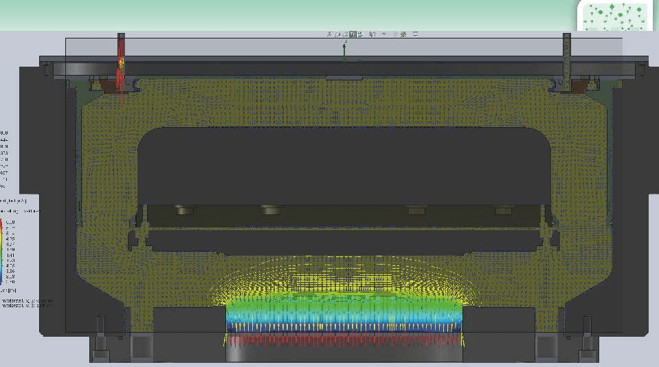 plasway CAE Querschnitt Reaktorkammer CAE-Visualisierung des Querschnitts einer Reaktorkammer bei plasway