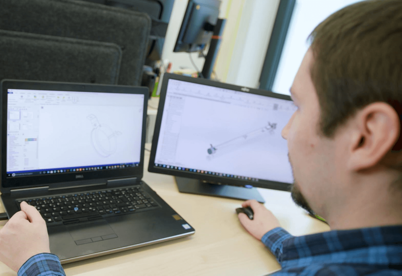 Pracht Arbeitsplatz Konstruktion Leuchten SOLIDWORKS Konstruktionsarbeitsplatz bei Pracht zur Entwicklung von Leuchten in SOLIDWORKS