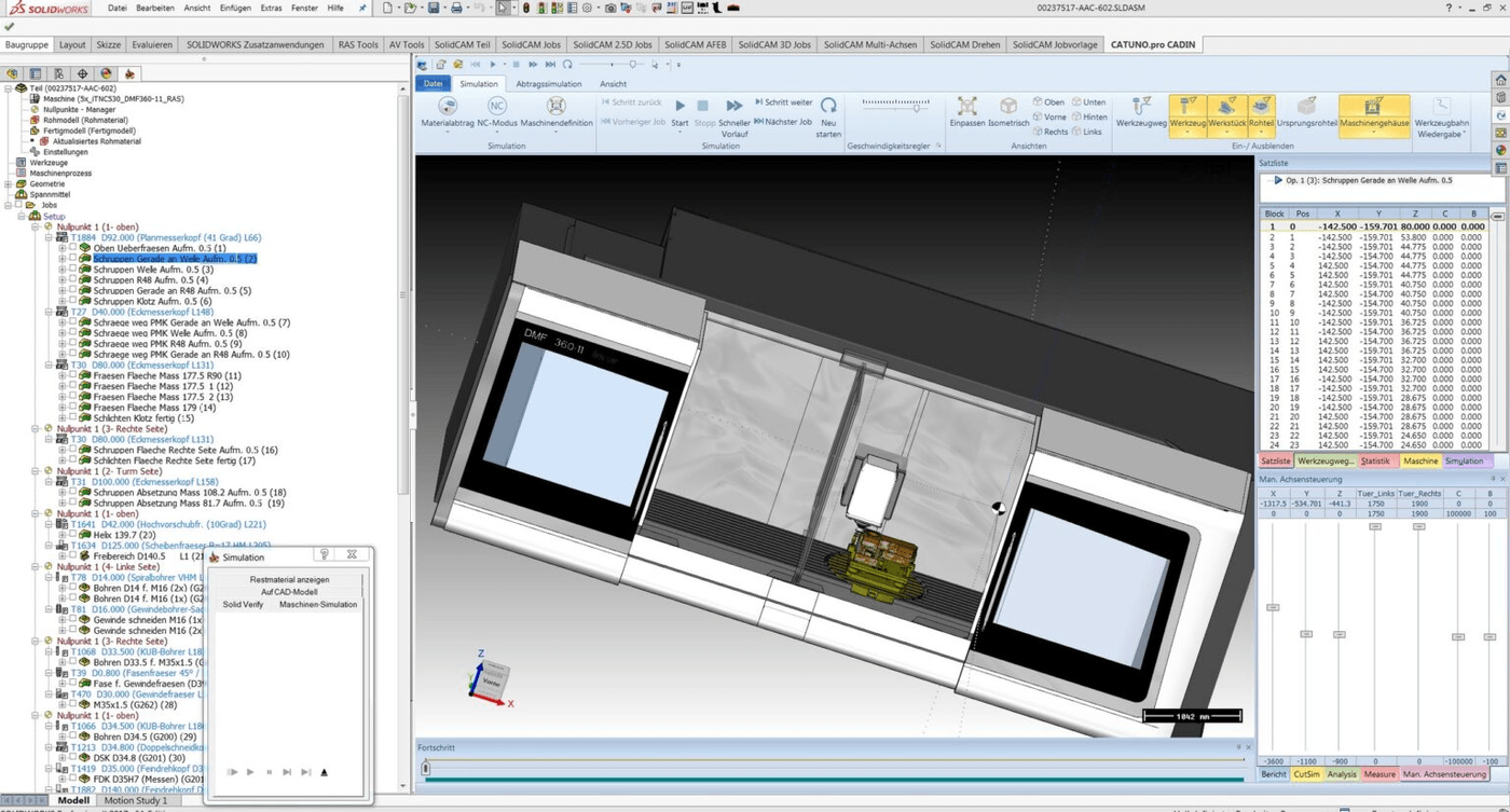 RAS NC-Programmierung SolidCAM NC-Programmierung mit SolidCAM bei RAS