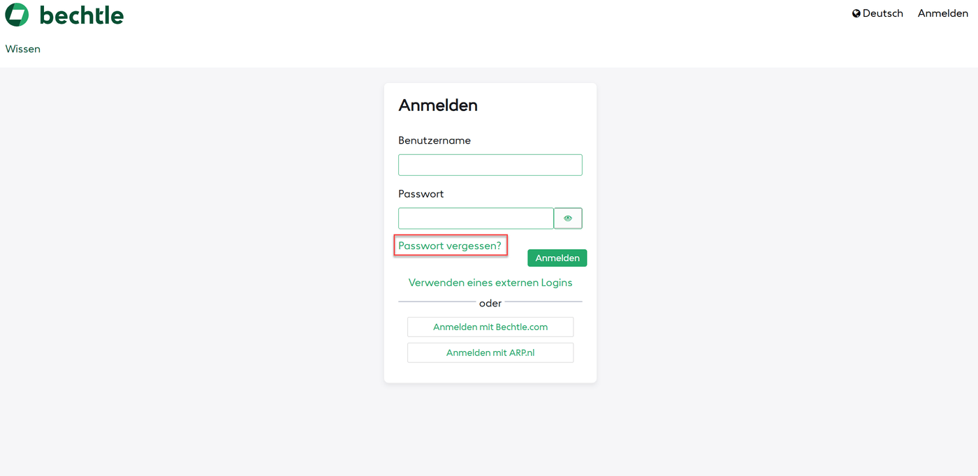 bechtle-plm-ticketsystem-passwort-vergessen