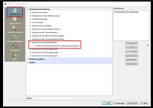 draftsight-symbolbibliothek