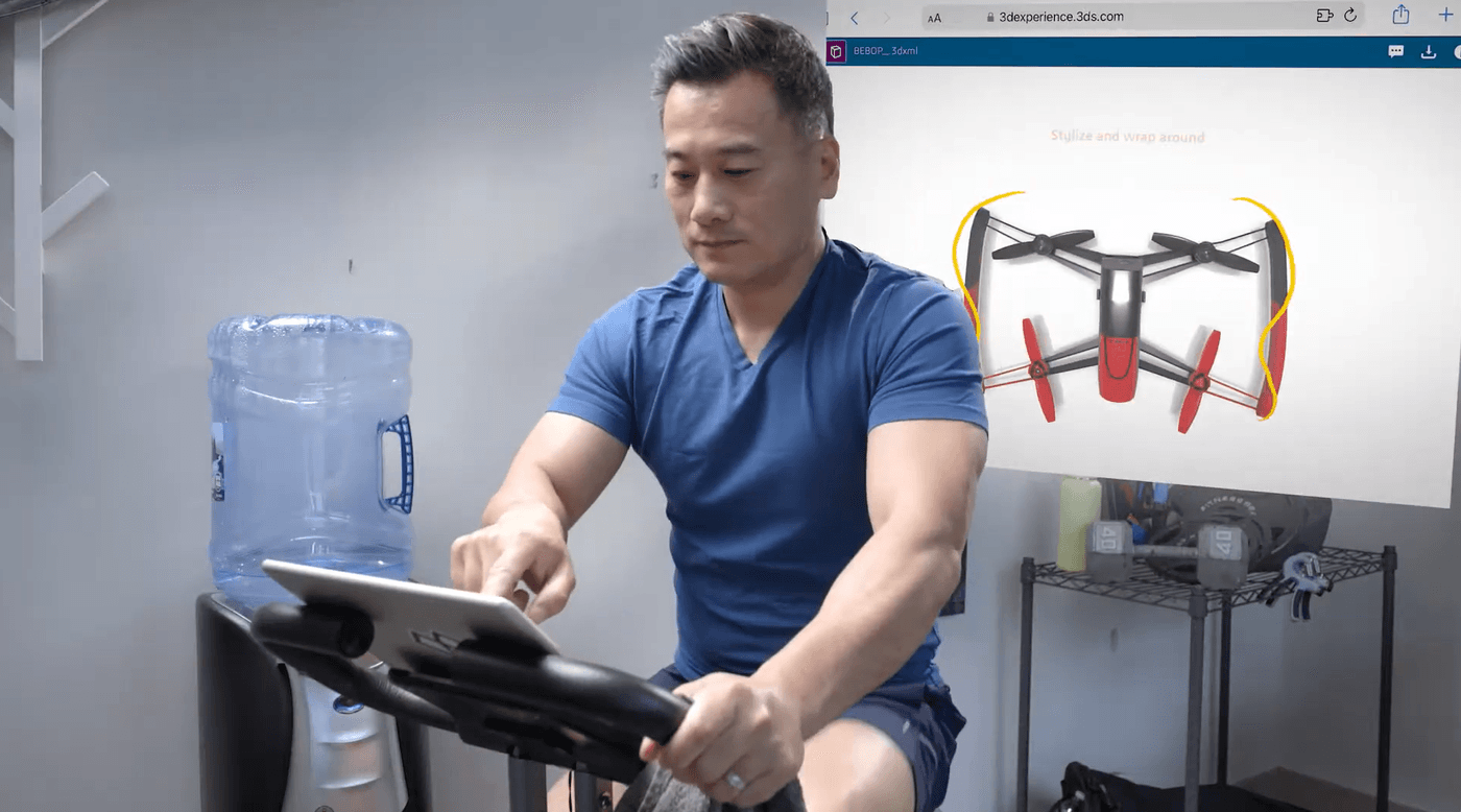 3dexperience-zusammenarbeit-auf-fahrrad