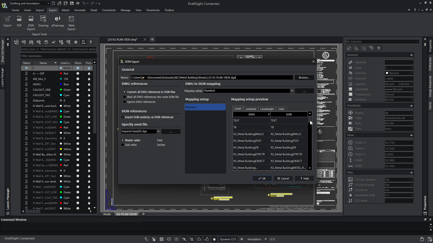 dgn-export-draftsight