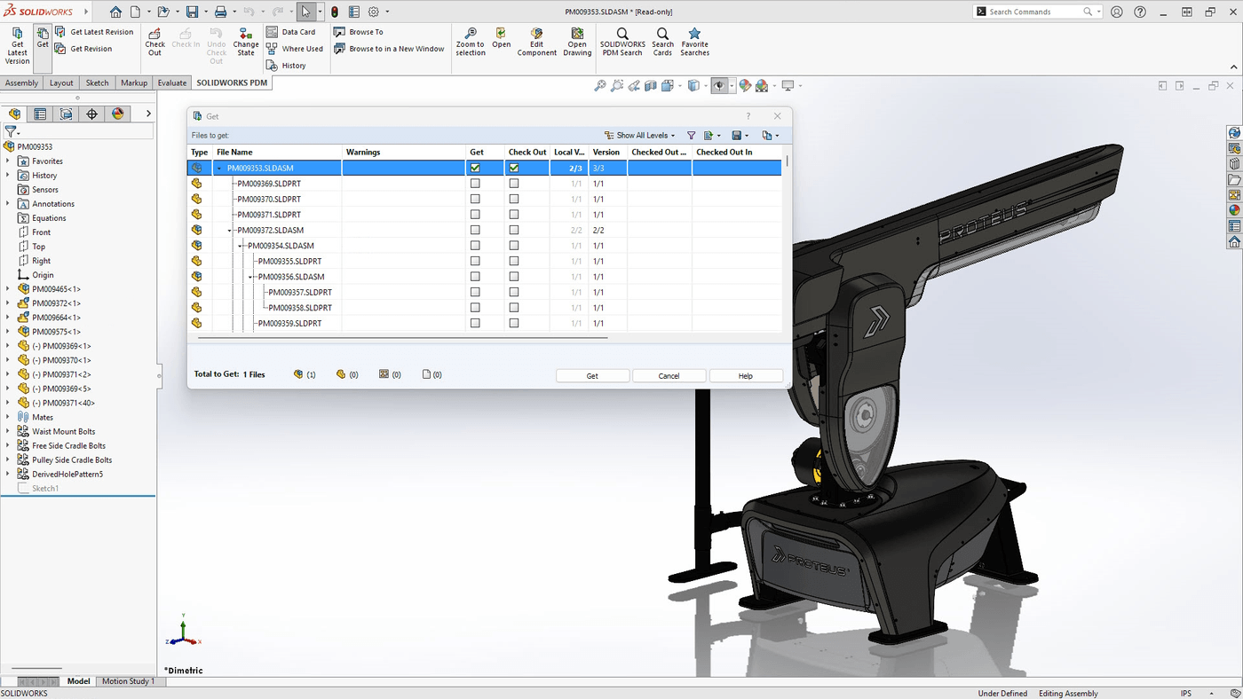 revisions-option-solidworks-pdm