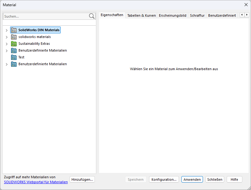 SOLIDWORKS2026-Material-Webportal-Simulation SOLIDWORKS 2026 Materialdatenbank