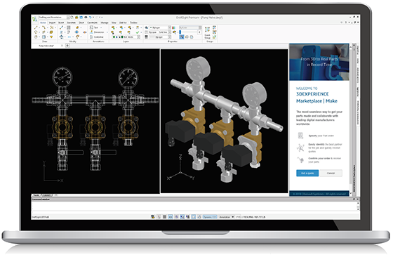 DraftSight 3DEXPERIENCE
