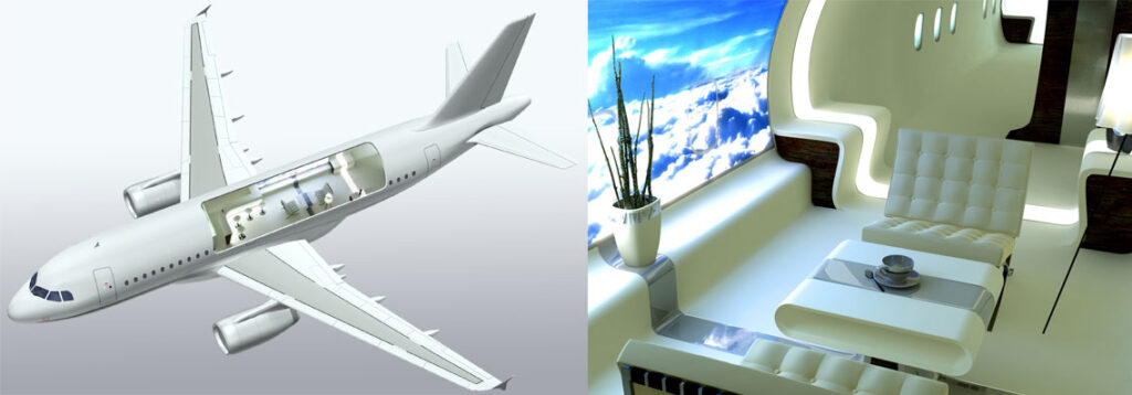 Lufthansa-Technik Kabinenaufbau