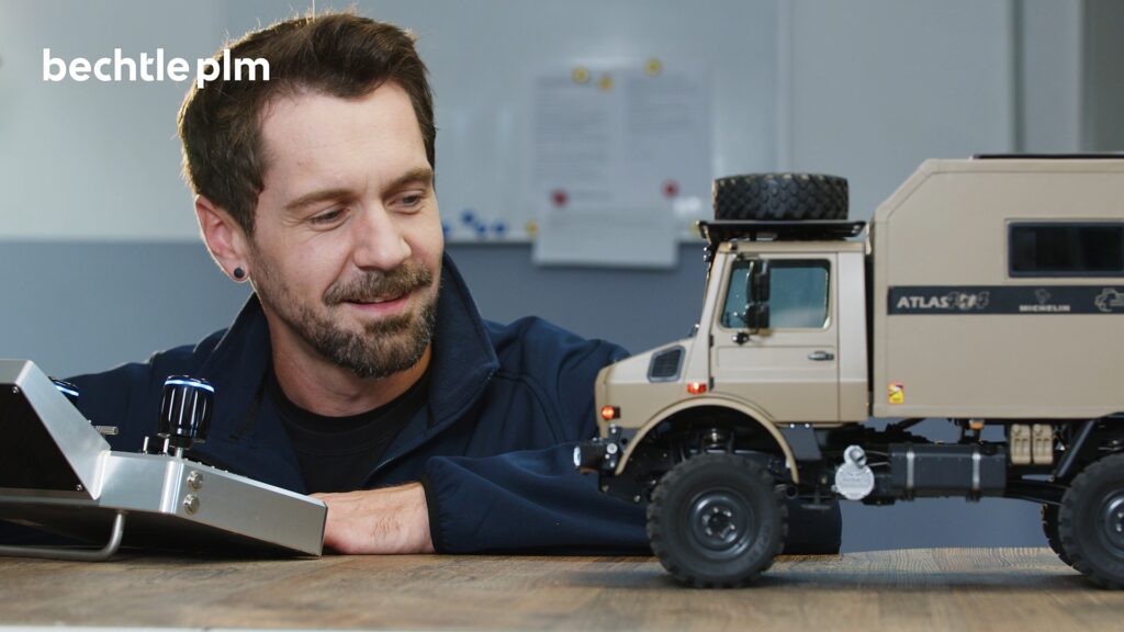 ScaleART Robin Brand mit Unimog-Modell