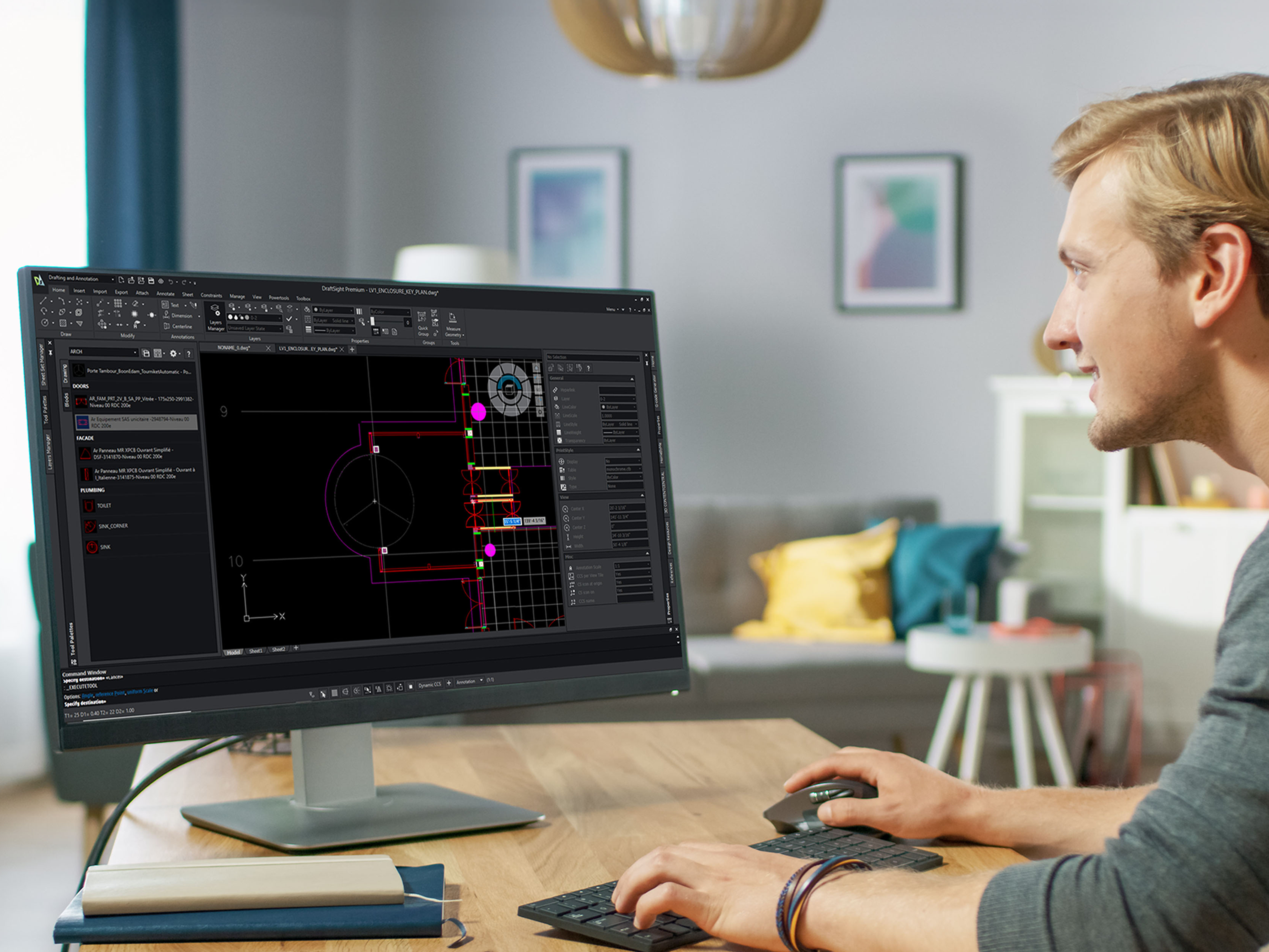 DraftSight Werkzeugpaletten
