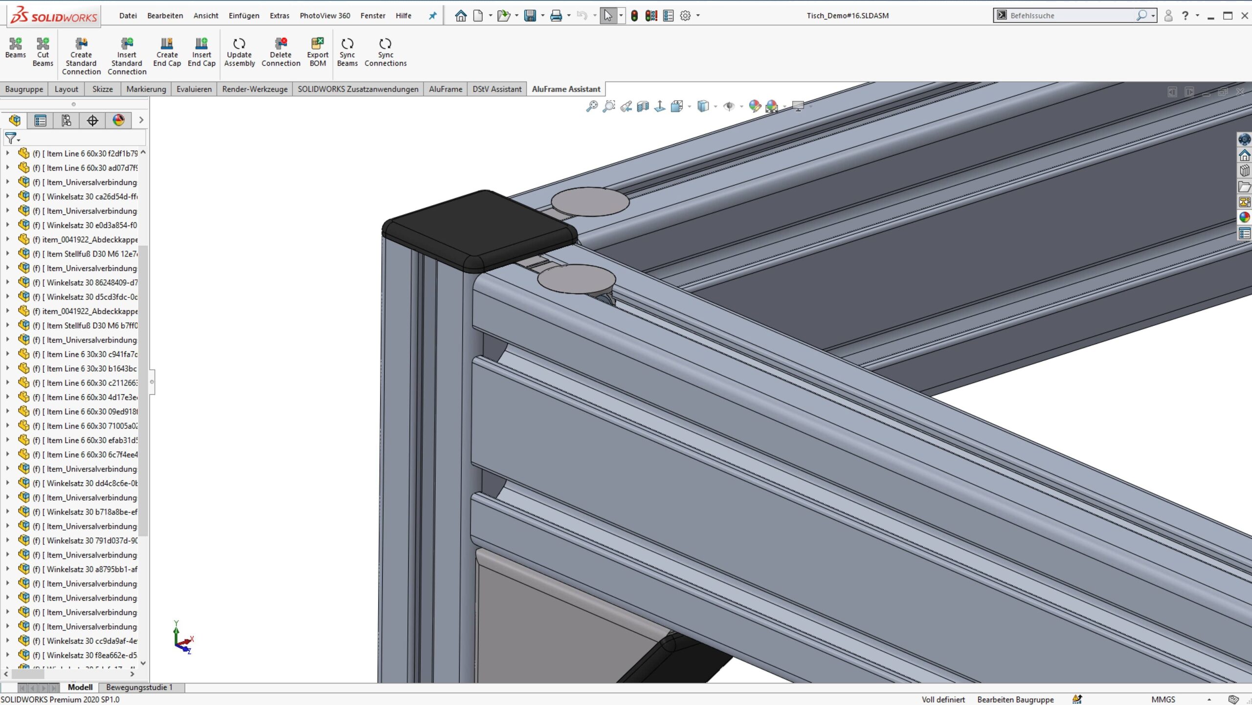 AluFrame Assistant Konstruktion