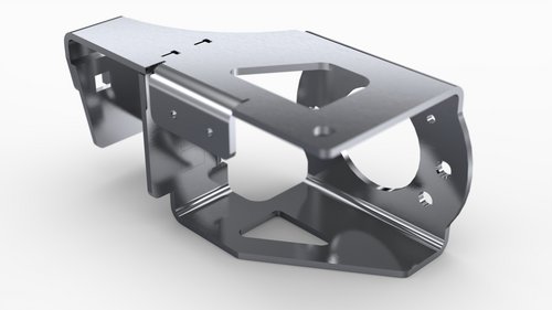 Blechteil mit SOLIDWORKS konstruiert
