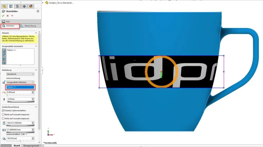 logo als bild platzieren