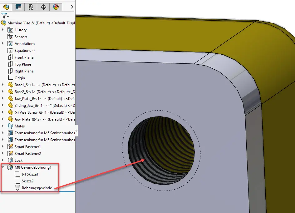solidworks-einfache-bohrung-baugruppe-gewindedarstellung