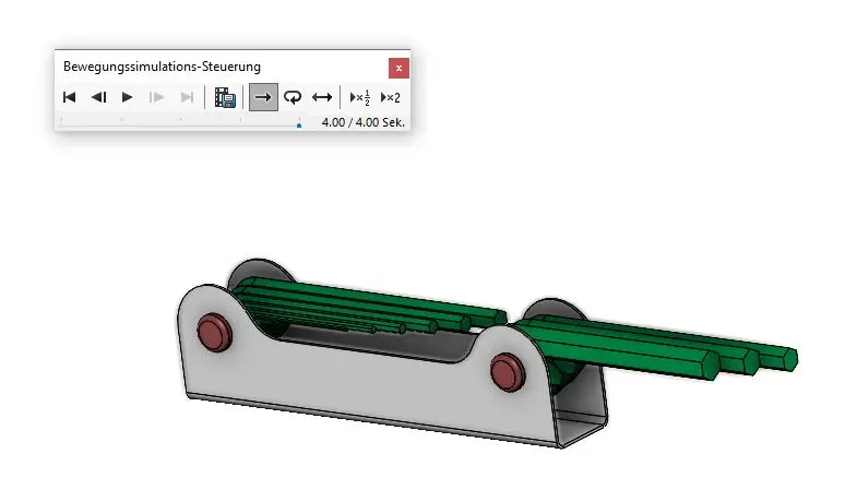 Speichern der Explosionsansicht Bewegungsanimation in Solidworks.